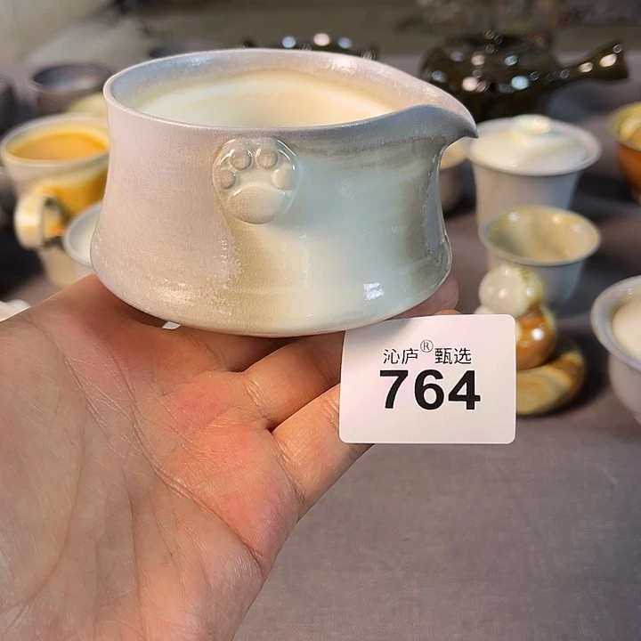 沁庐柴窑古法柴烧全手工茶具