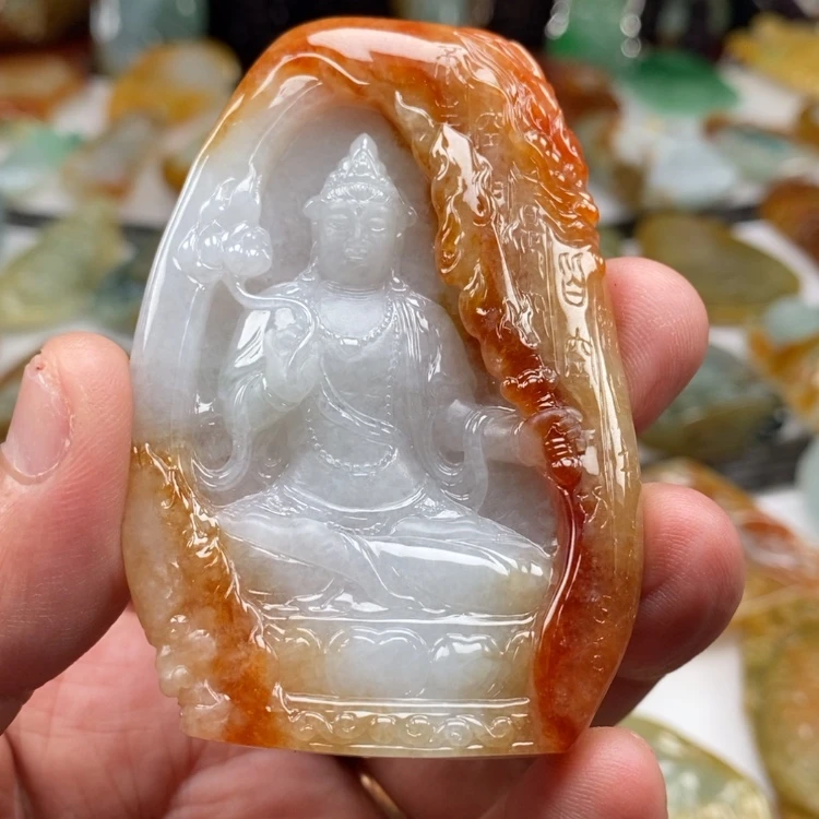 【闪购商品】翡翠未镶嵌吊坠(不含链)用****6缅甸翡翠A货吊坠