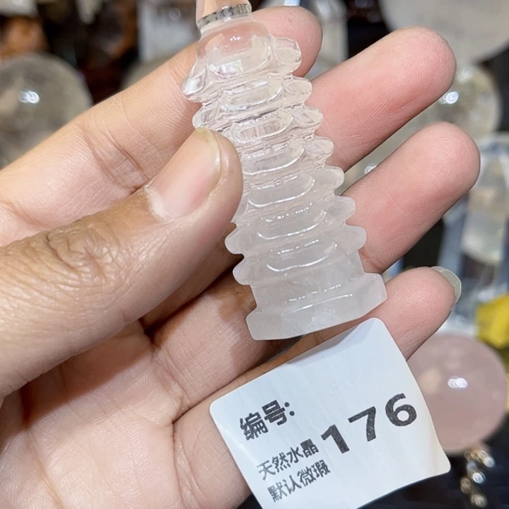 水晶摆件未镶嵌文昌塔