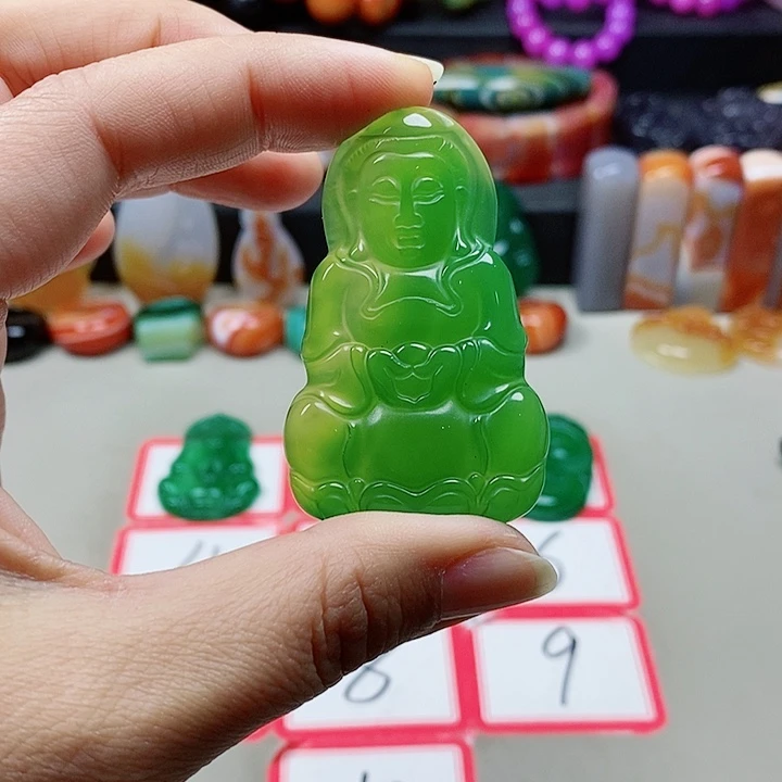 未镶嵌吊坠(不含链)玛瑙/玉髓吉***.