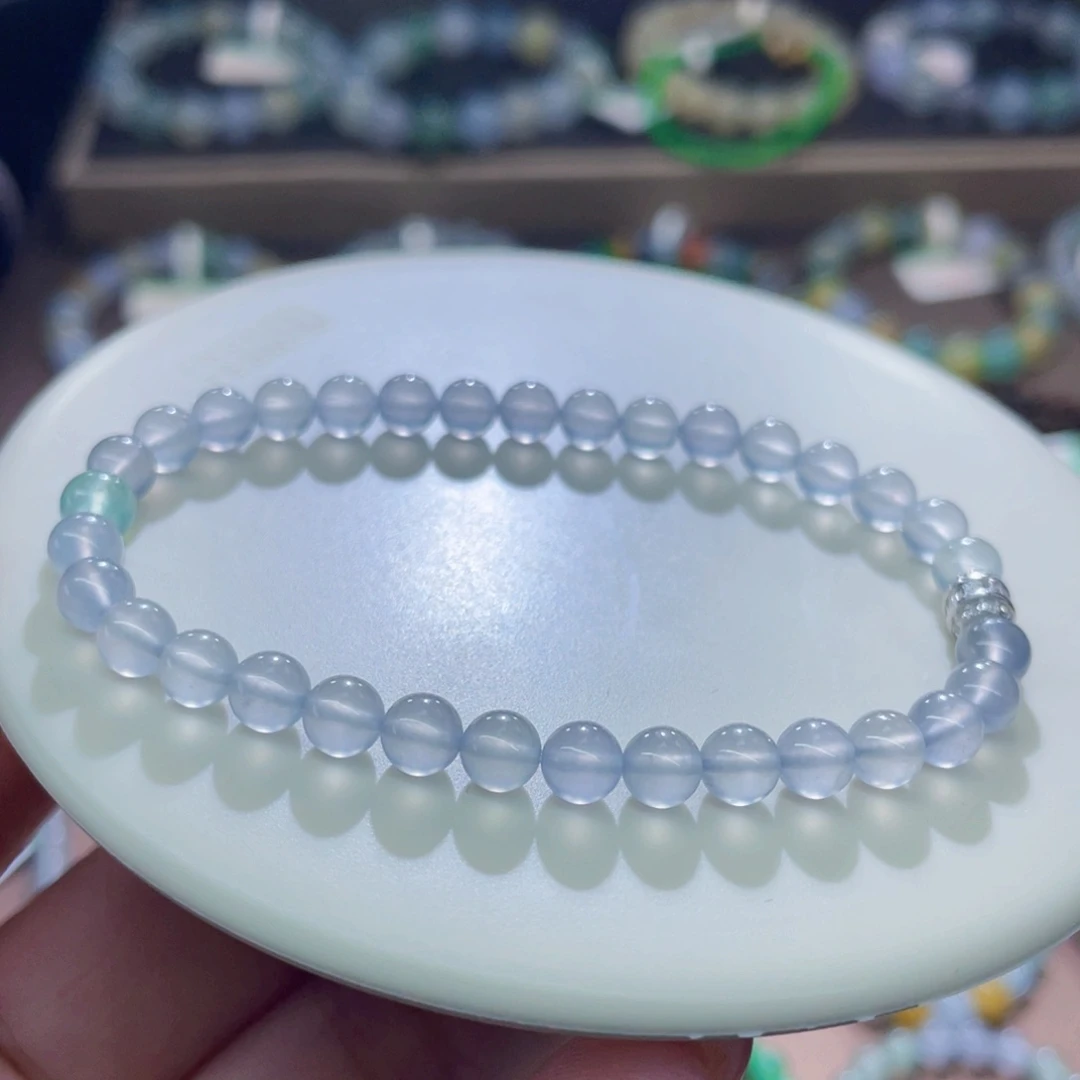 未镶嵌手链翡翠精品黑钢卡5