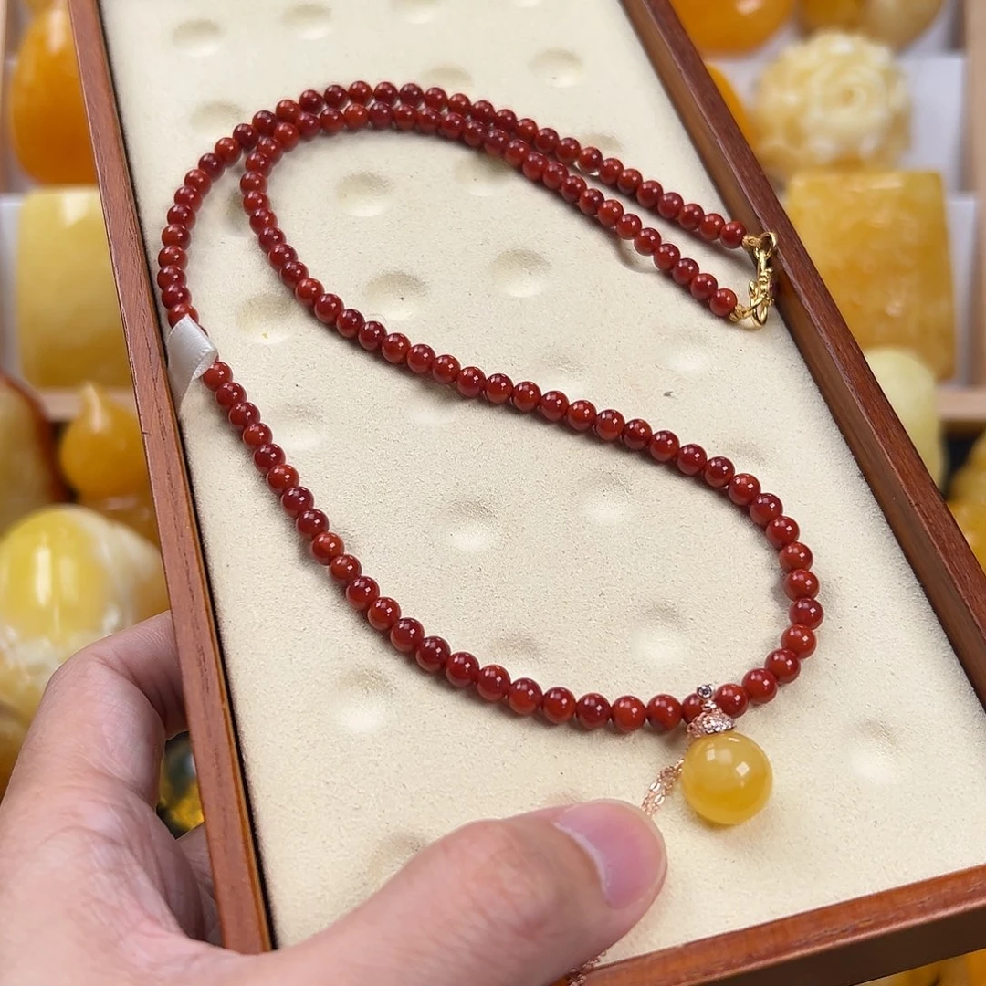 南红玛瑙手链未镶嵌康****料南红