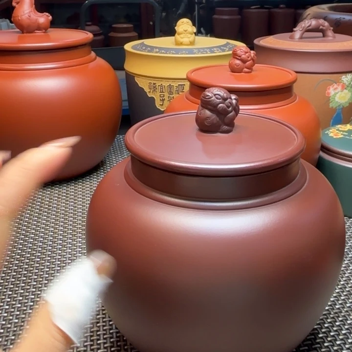 紫砂茶叶罐中高端紫砂茶叶罐