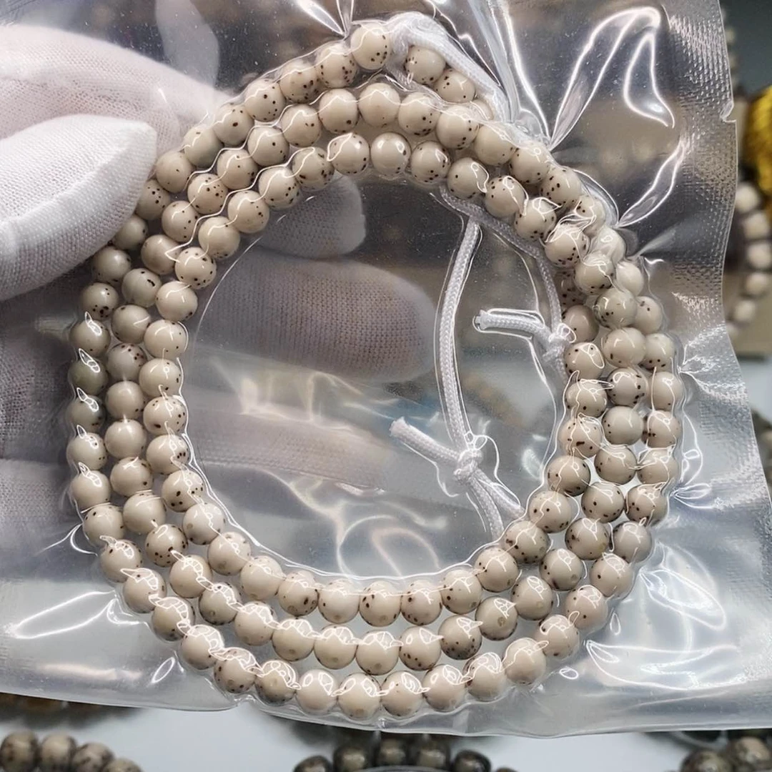 【闪购商品】星月菩提手串一物一图原生态同枝糯冰通体留白