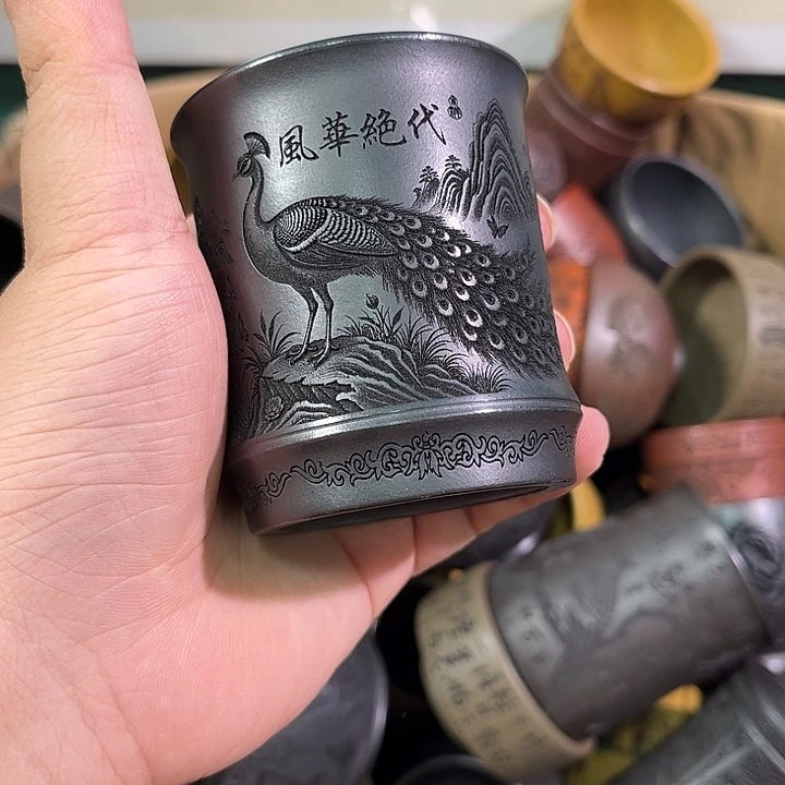 茶杯紫砂全手工紫砂主人杯
