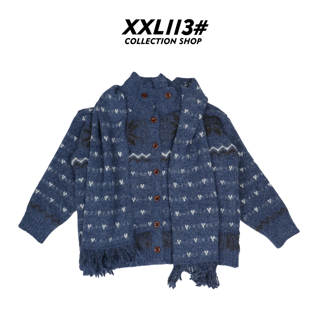 113* CENTRALIZED SHOP开衫潮流设计师毛针织衫X5F04K7404