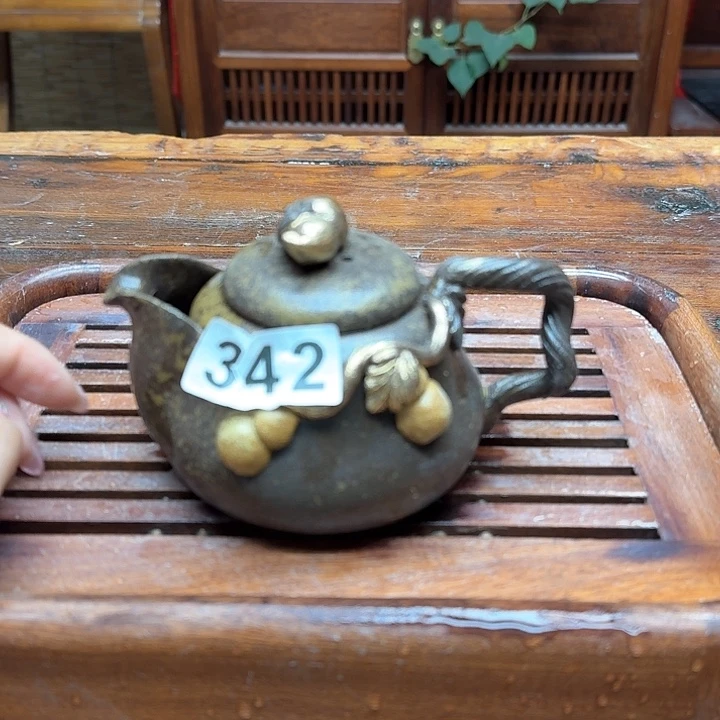 纯手工制作粗陶茶具