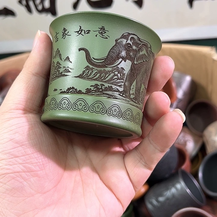 茶杯紫砂全手工紫砂主人杯