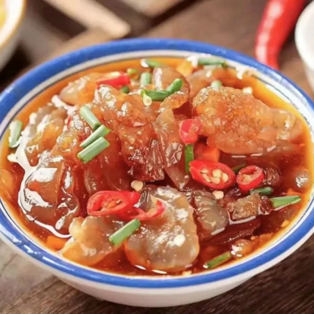 精品海蜇头即食无沙新鲜凉拌菜开袋即食