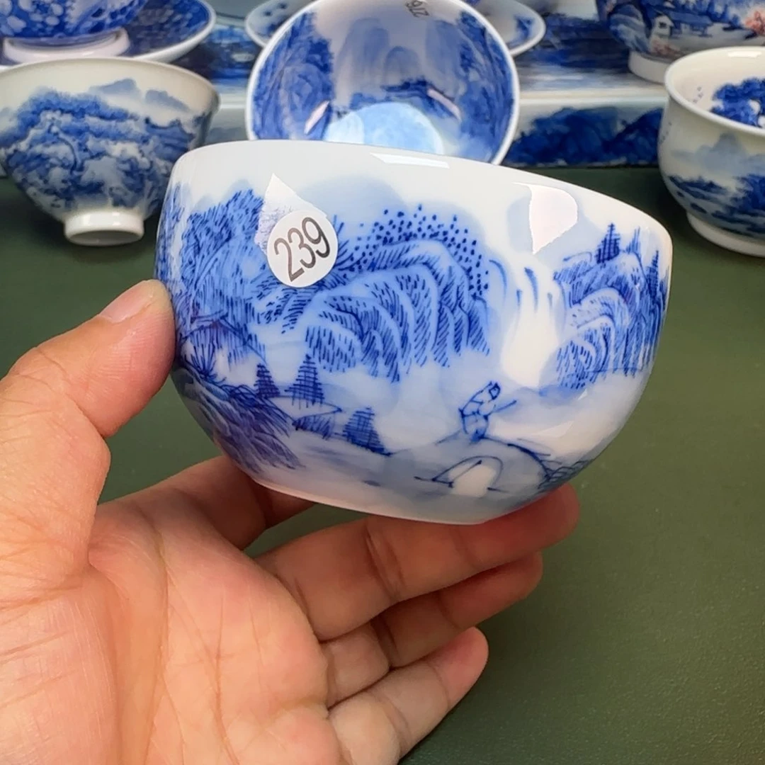 景德镇纯手绘茶具圆圆239