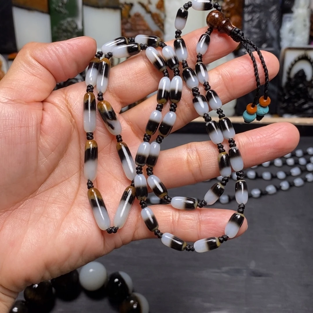 一***灵和田玉未镶嵌项链