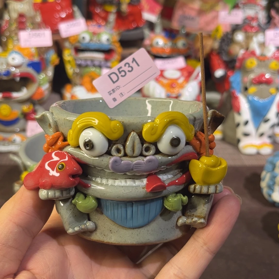泥塑纯手工茶宠摆件