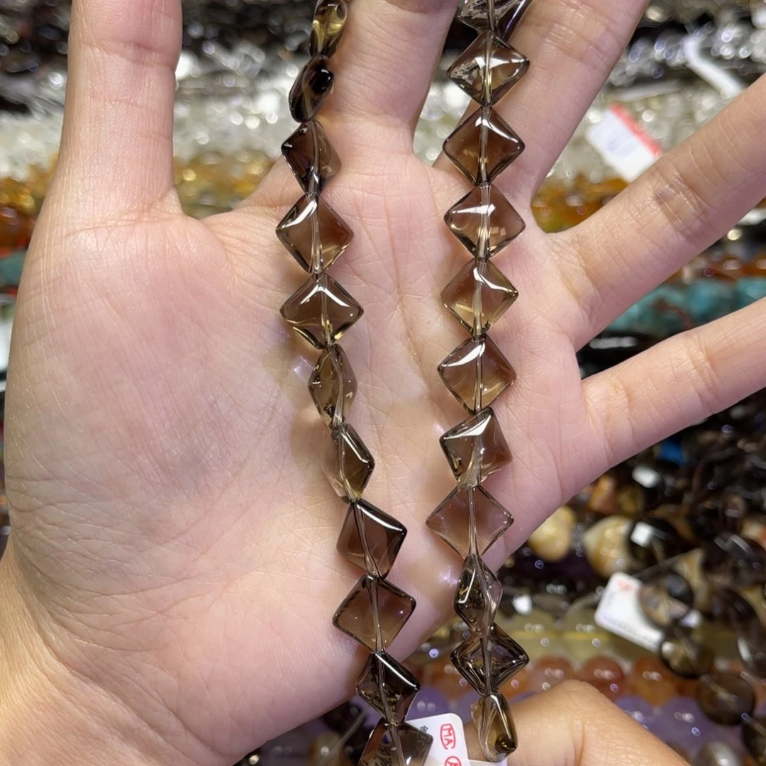 颈饰未镶嵌水晶天然粉水晶卡10➕长条38厘米