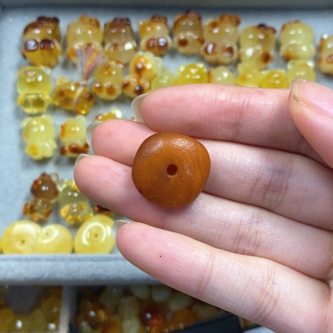 未镶嵌蜜蜡珠宝奇石老蜡藏扣