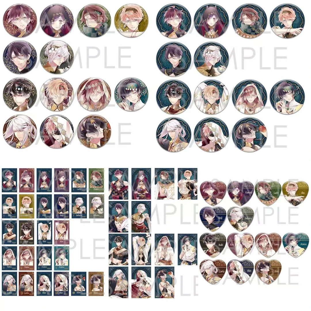 【日限DL】魔鬼恋人千夜吸爱物语系列吧唧徽章 拍立得 透卡盲袋代拆