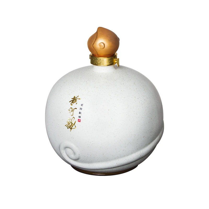 黄河龙52度金猴献瑞生肖酒 5L陶瓷坛 国标优级浓香酒52度5.0L