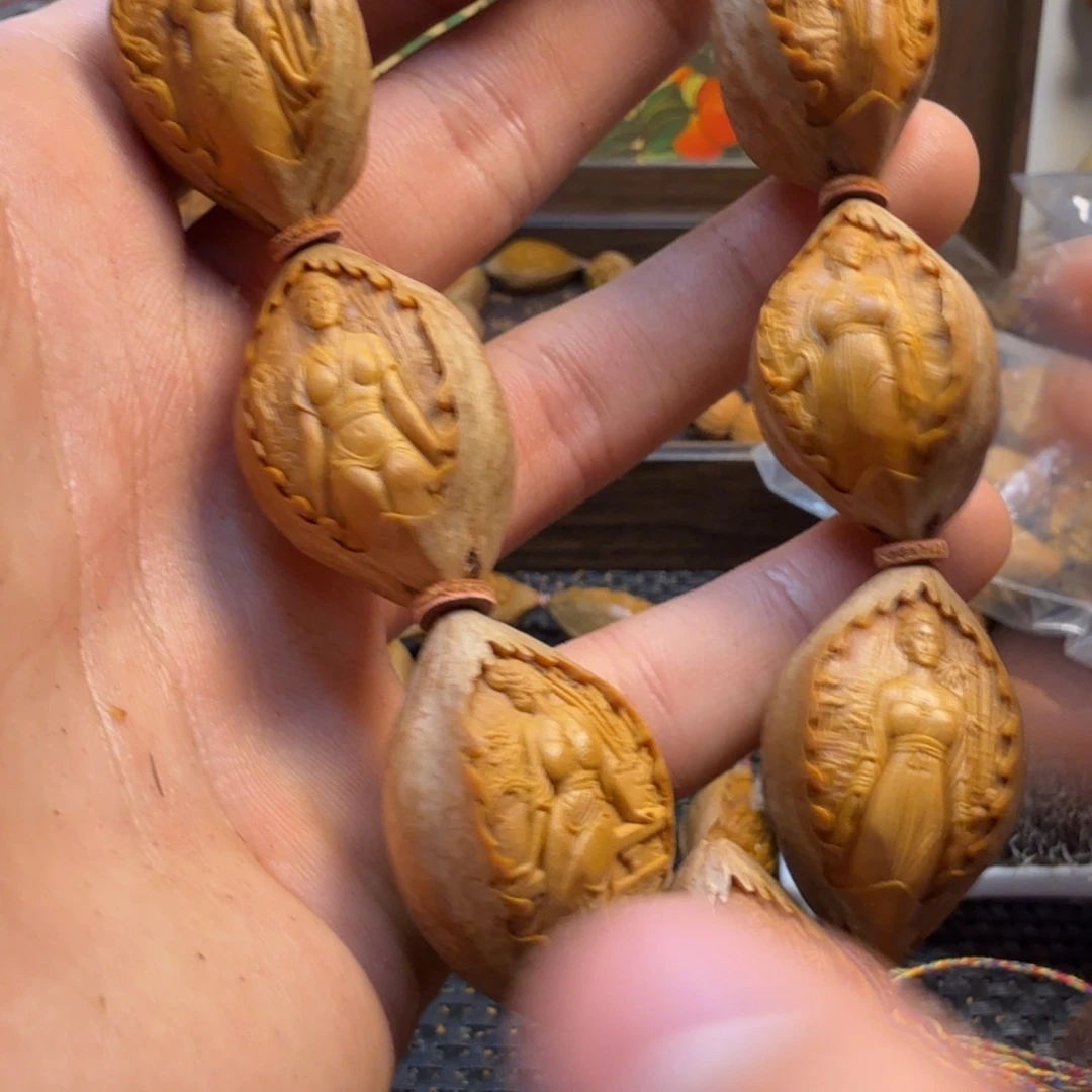 橄榄核手串/手链风景美女