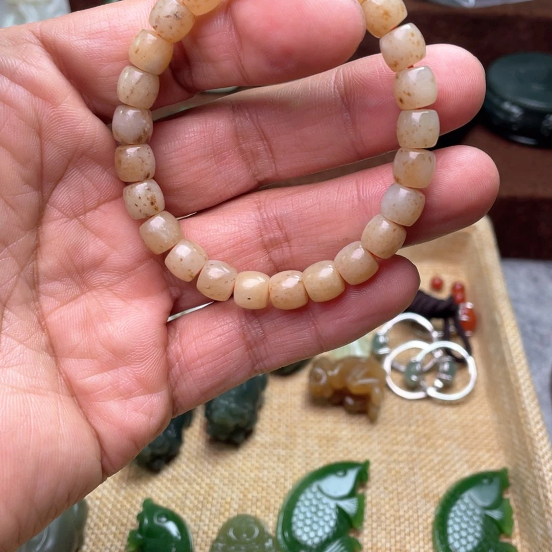 和田玉（糖玉）手链未镶嵌