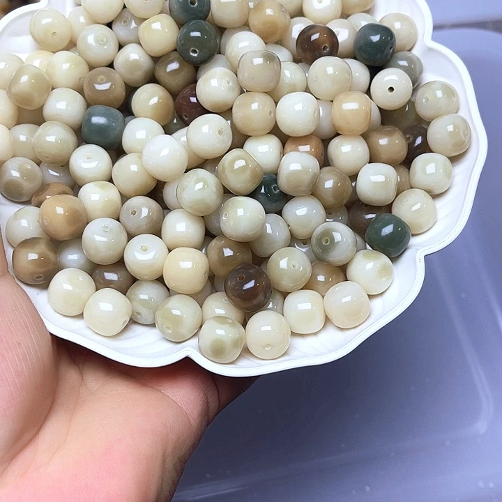 吊坠白玉菩提白玉菩提12奶咖桶30颗卡灯牌宠20颗