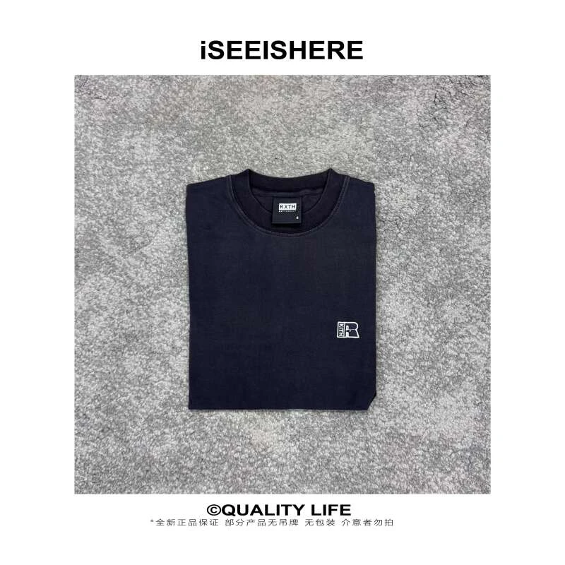 iSEEISHERE  BattelShip刺繡灰色LOGO長袖 全新品相 C1