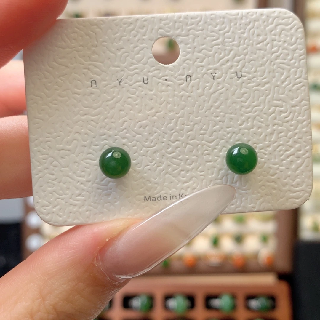 和田玉银S925镶嵌戒指