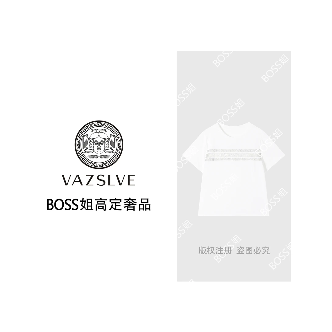 VAZSLVE/原创设计新款春夏季时尚简约高级休闲T恤-W60999