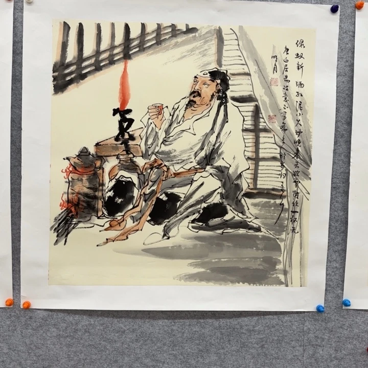 国画最**歌花鸟的翅膀是由两