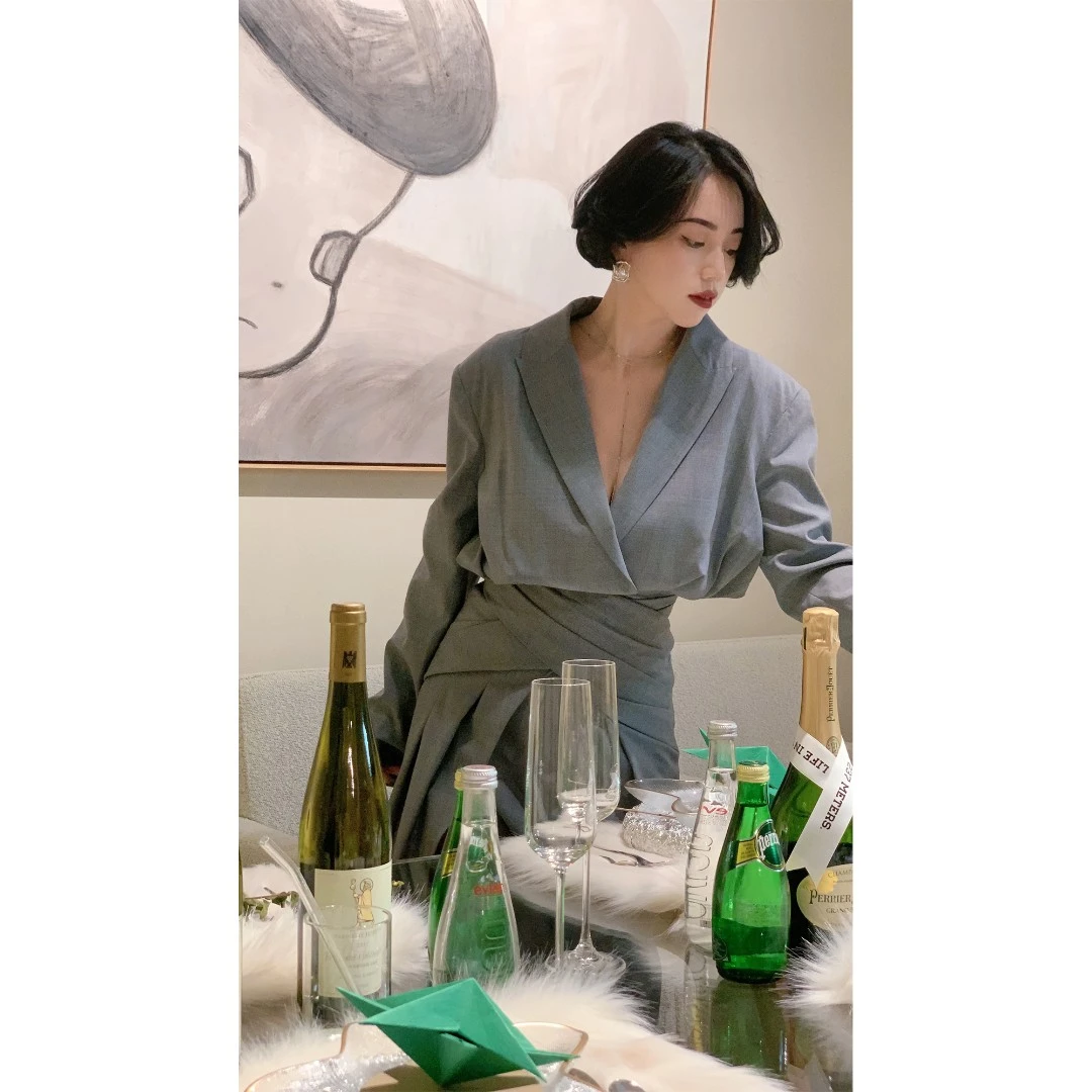 LYXJ小众设计师品牌 意大利进口精纺套装 （限量发售）200119