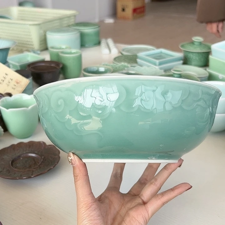 小米茶器龙泉青瓷