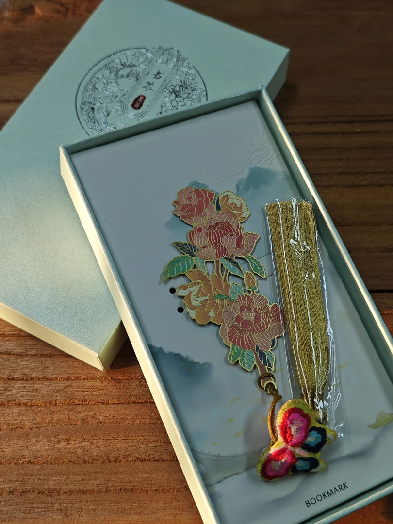 刺绣苏绣书签唯美国风