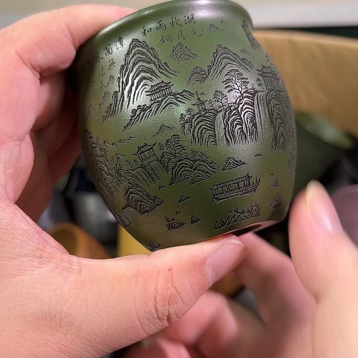 茶杯紫砂全手工紫砂主人杯