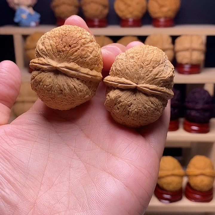 吊坠文玩核桃卧龙元宝39