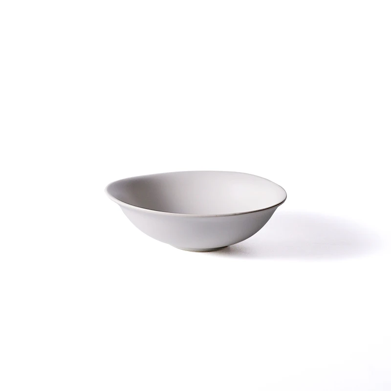 【瑕疵】Camus say归真 6.4英寸雾面白色三角碗 16.2×5.2cm 450ml