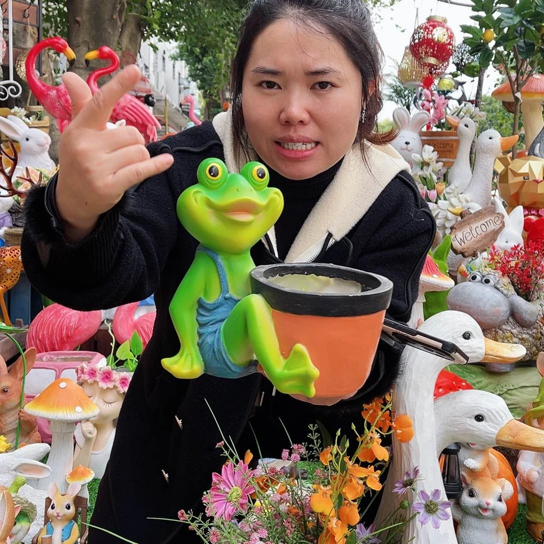 【闪购商品】无铅玻璃花园摆件&000&