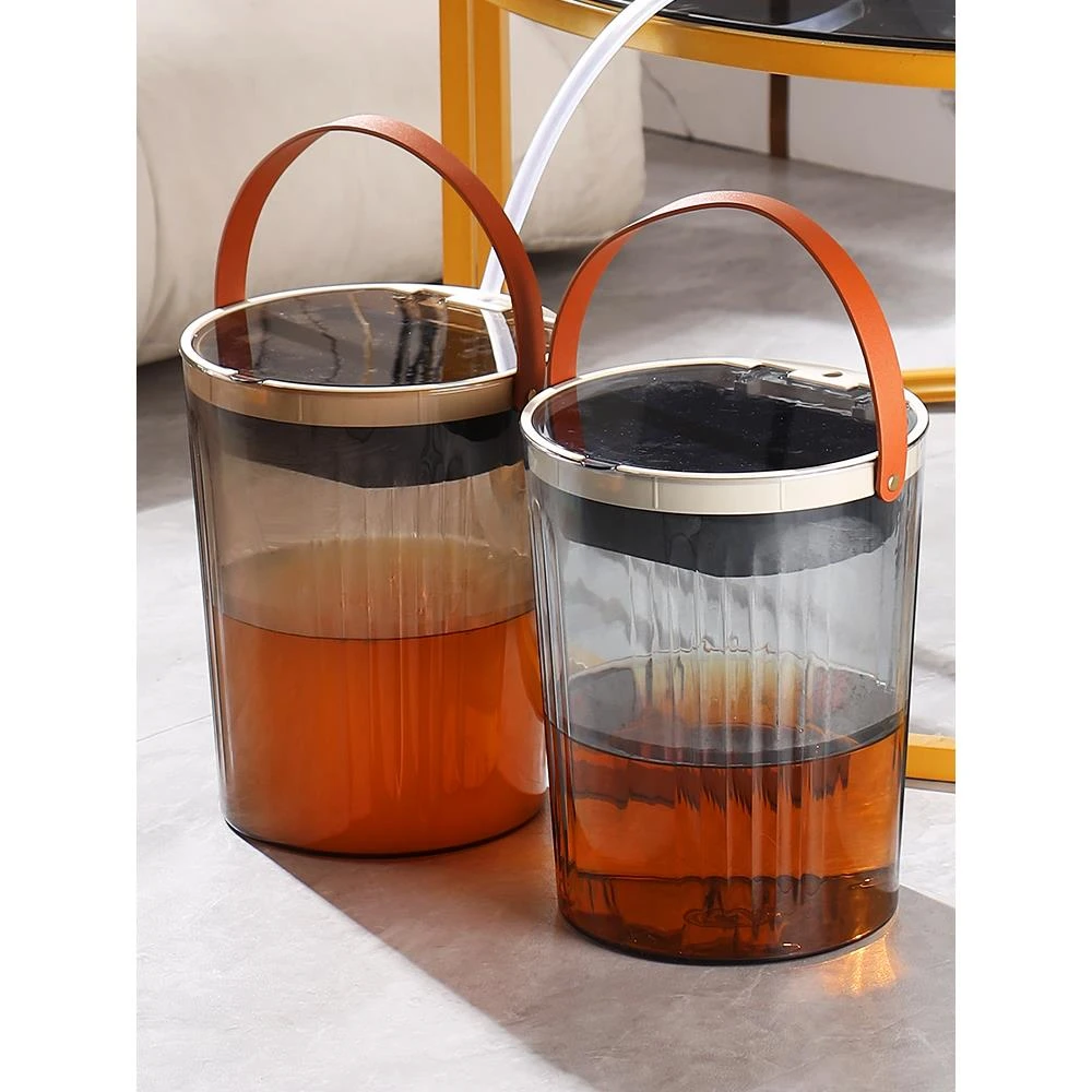 茶水桶过滤茶桶排水茶渣桶家用茶具配件废水桶茶台垃圾桶干湿分离