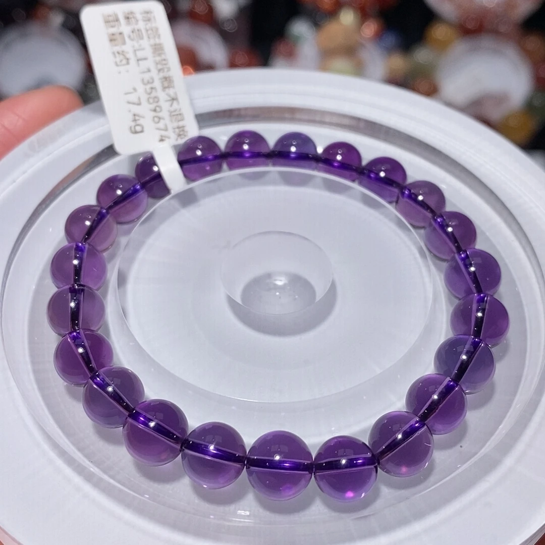 手链未镶嵌水晶F紫水晶8.2