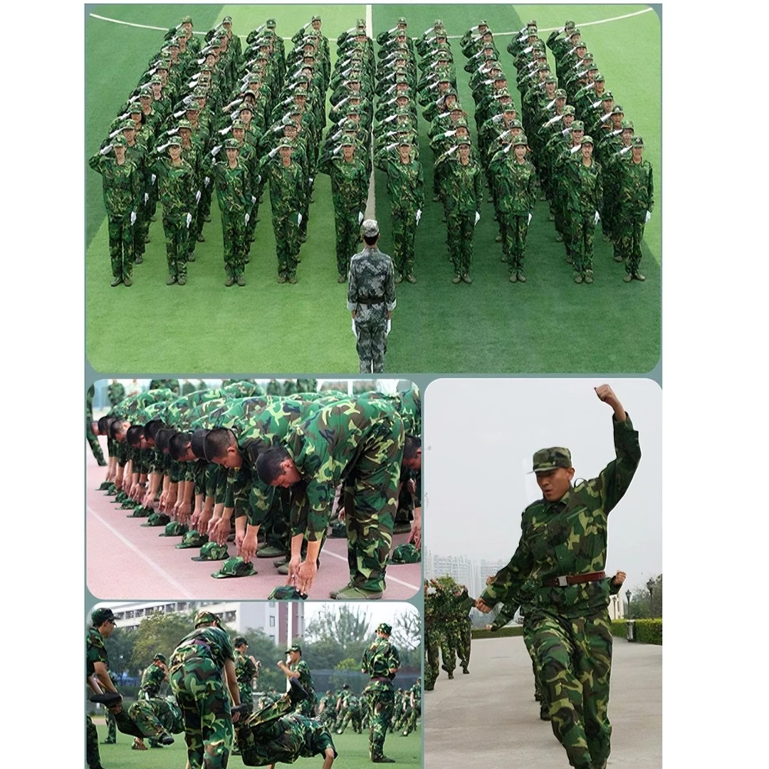 军训服套装男女学生通用迷彩夏季耐磨迷彩服高中大学生军训服全套