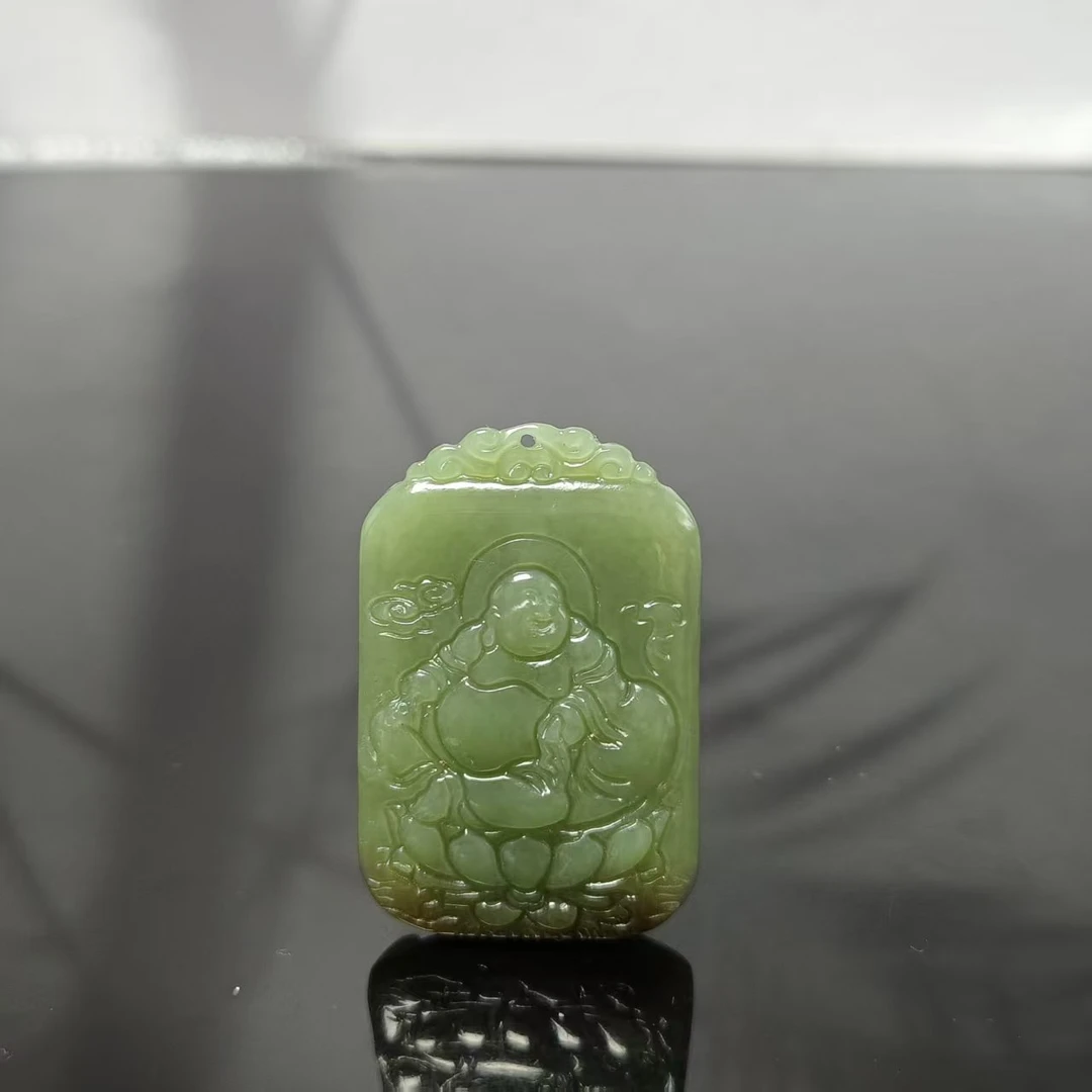 Z和田玉佛公吊坠2660