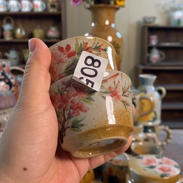 卡***卡瓷片805 景德镇釉下五彩陶瓷