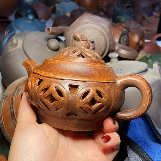 全手工制作宜兴紫砂壶
