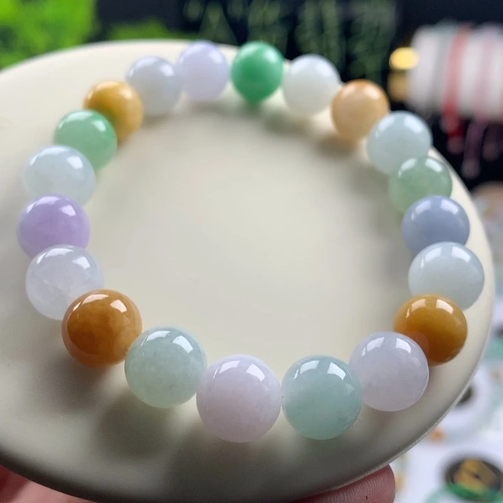 未镶嵌手链翡翠卡9.5
