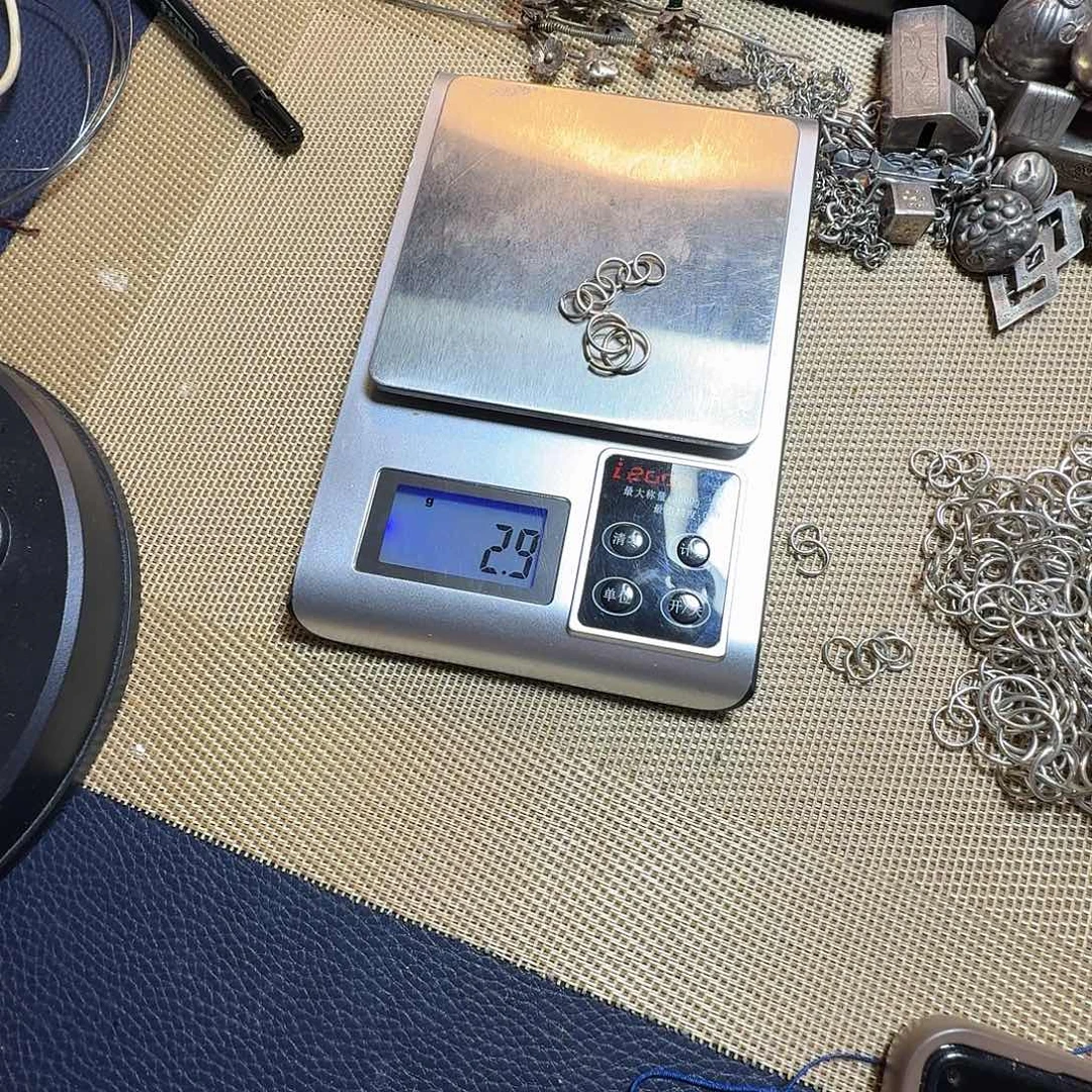 秋***青足银珐琅老银饰专拍