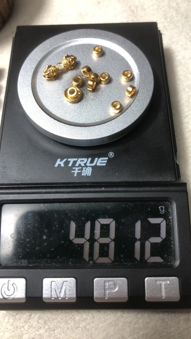 足金999计数器黄金文玩配饰