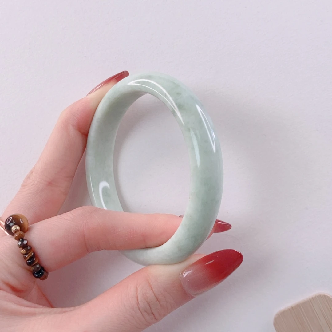 蓝田玉（蛇纹石化大理石玉）手镯未镶嵌思*