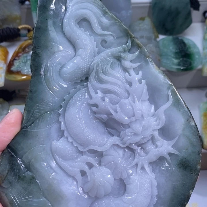 【闪购商品】颈饰未镶嵌翡翠龙牌