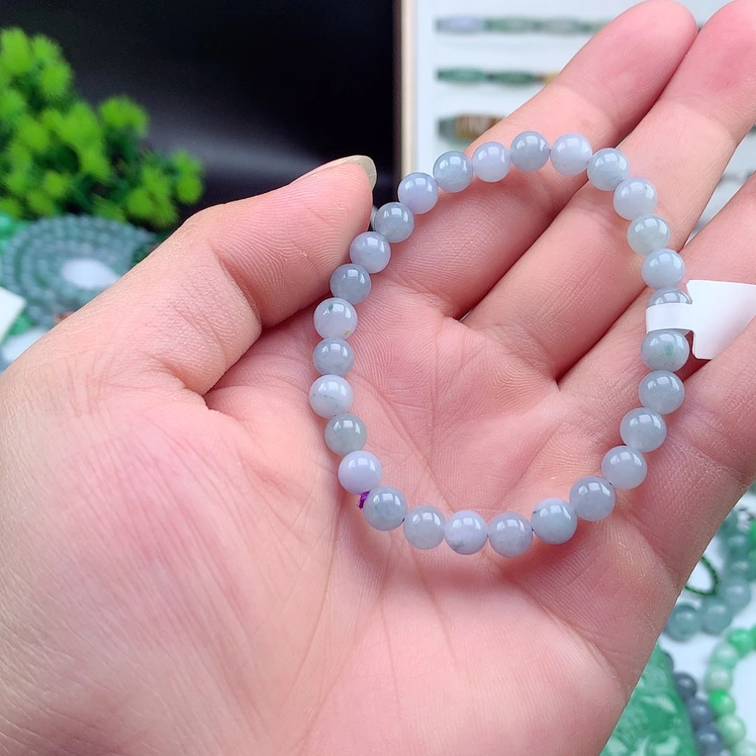 翡翠未镶嵌颈饰手串