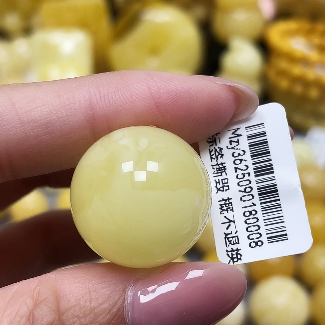 蜜蜡未镶嵌裸石21.6mm