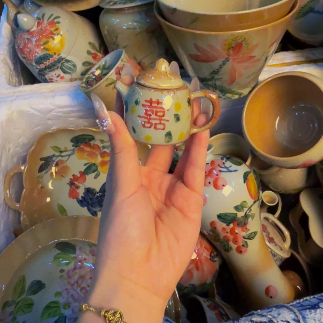 瓷片景德镇陶瓷手工手绘