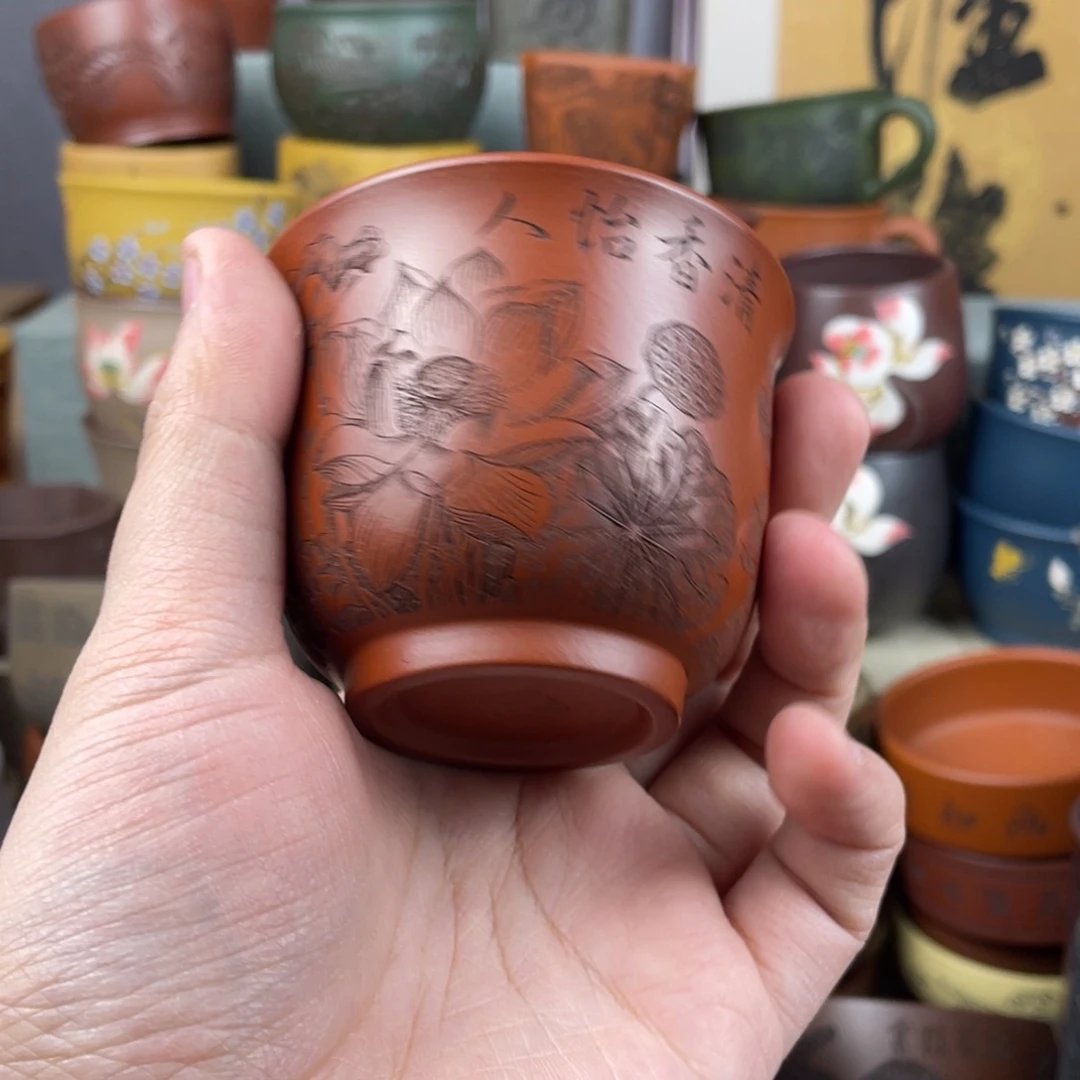 紫砂茶杯紫砂茶杯