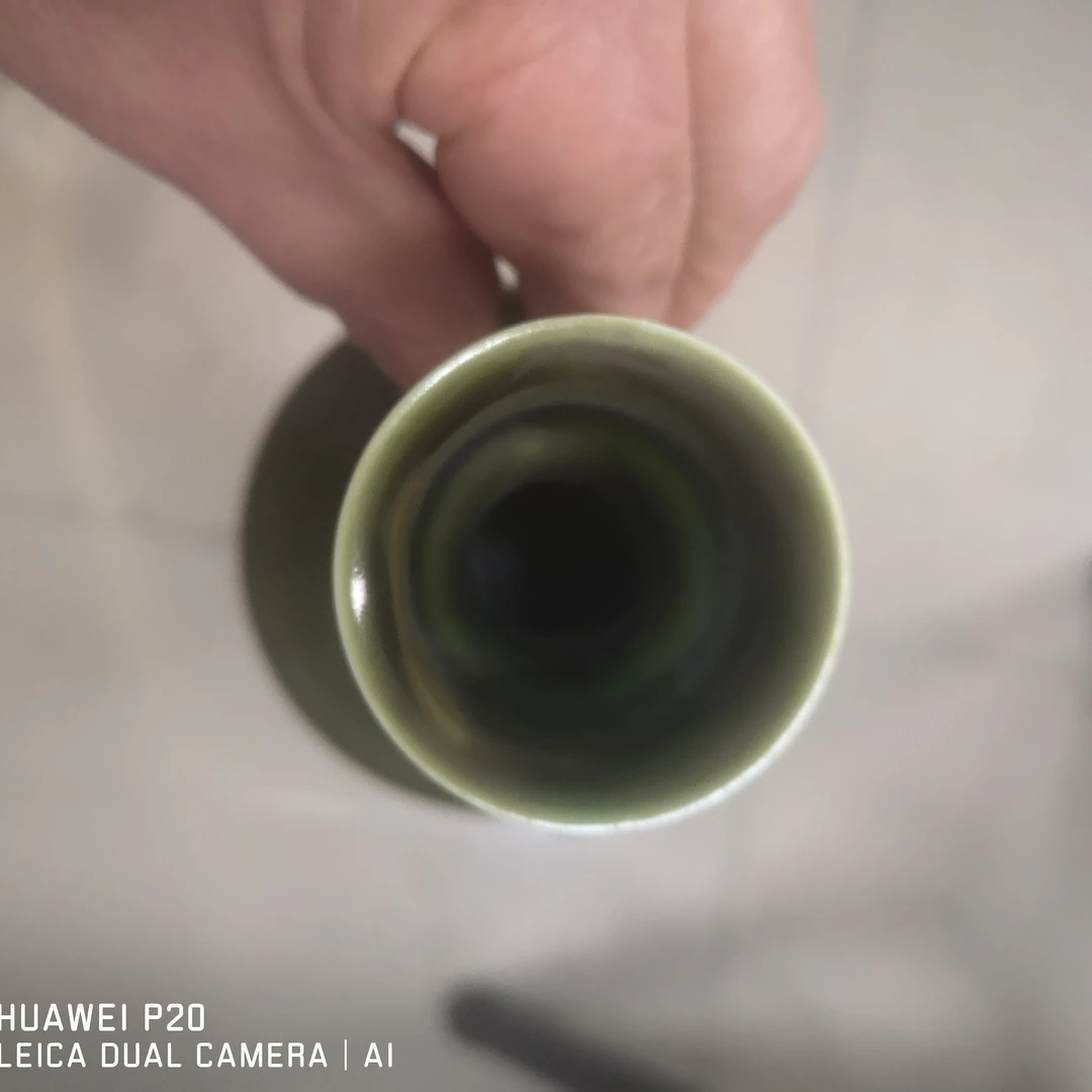 柴窑瓷瓶器形完美端庄大气上档次